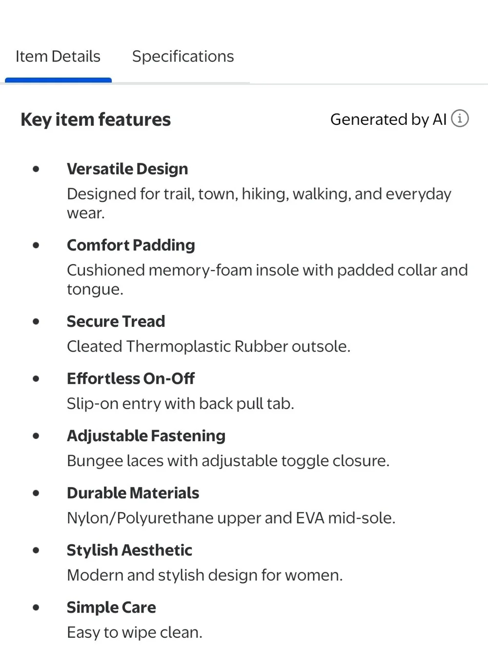 Avia lightweight athletic